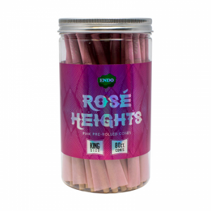 Endo Rose Heights Pink Pre-rolled Cones Jar 